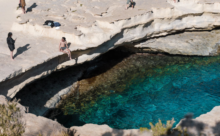 Het landschap is prachtig op Malta