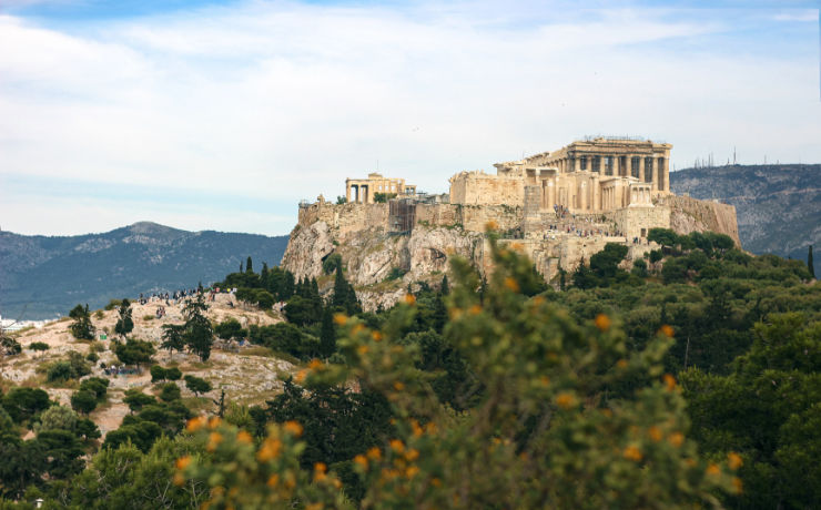 Het prachtige landschap van Griekenland