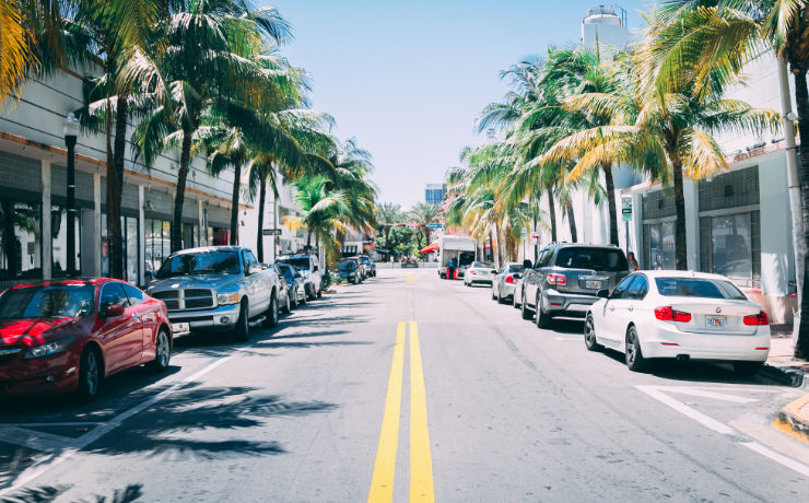 Je uitzicht tijdens een fly & drive in Florida