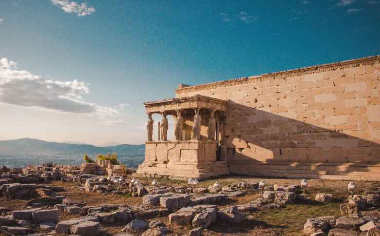 Wandelen langs de Griekse oudheid