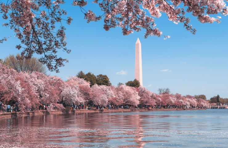 De oostkust van Amerika is mooi in alle seizoenen