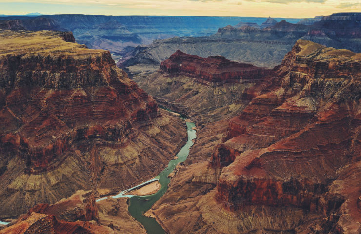 Rij tijdens je rondreis langs de westkust zeker ook richting de Grand Canyon