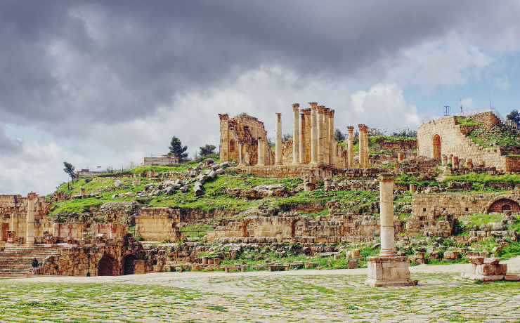 Een rondreis Jordanië is geweldig voor een liefhebber van geschiedenis