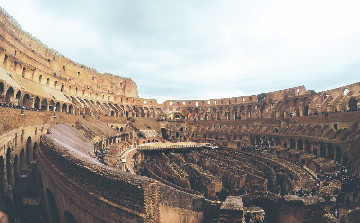 Het Colosseum in Rome is 1 van de 7 moderne wereldwonderen