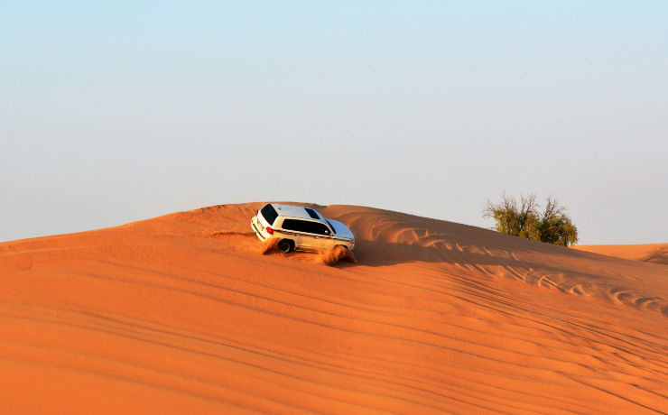 Offroad avontuur door de woestijn