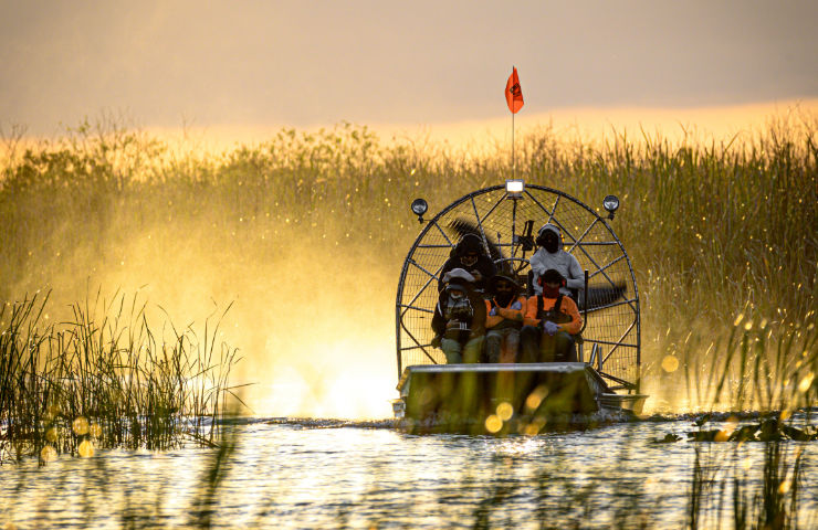 Boottocht (airboat) Everglades Florida