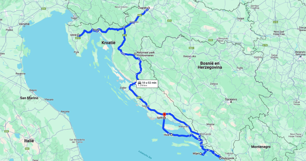Rondreis Kroatië 12 dagen